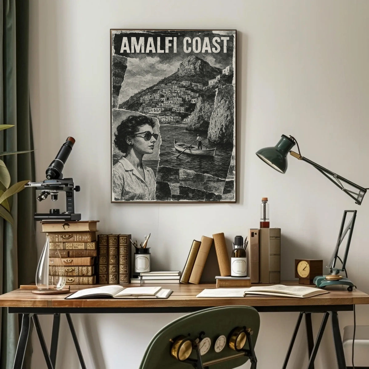 Amalfi Coast A Timeless Escape Poster 18x24 Wall Art