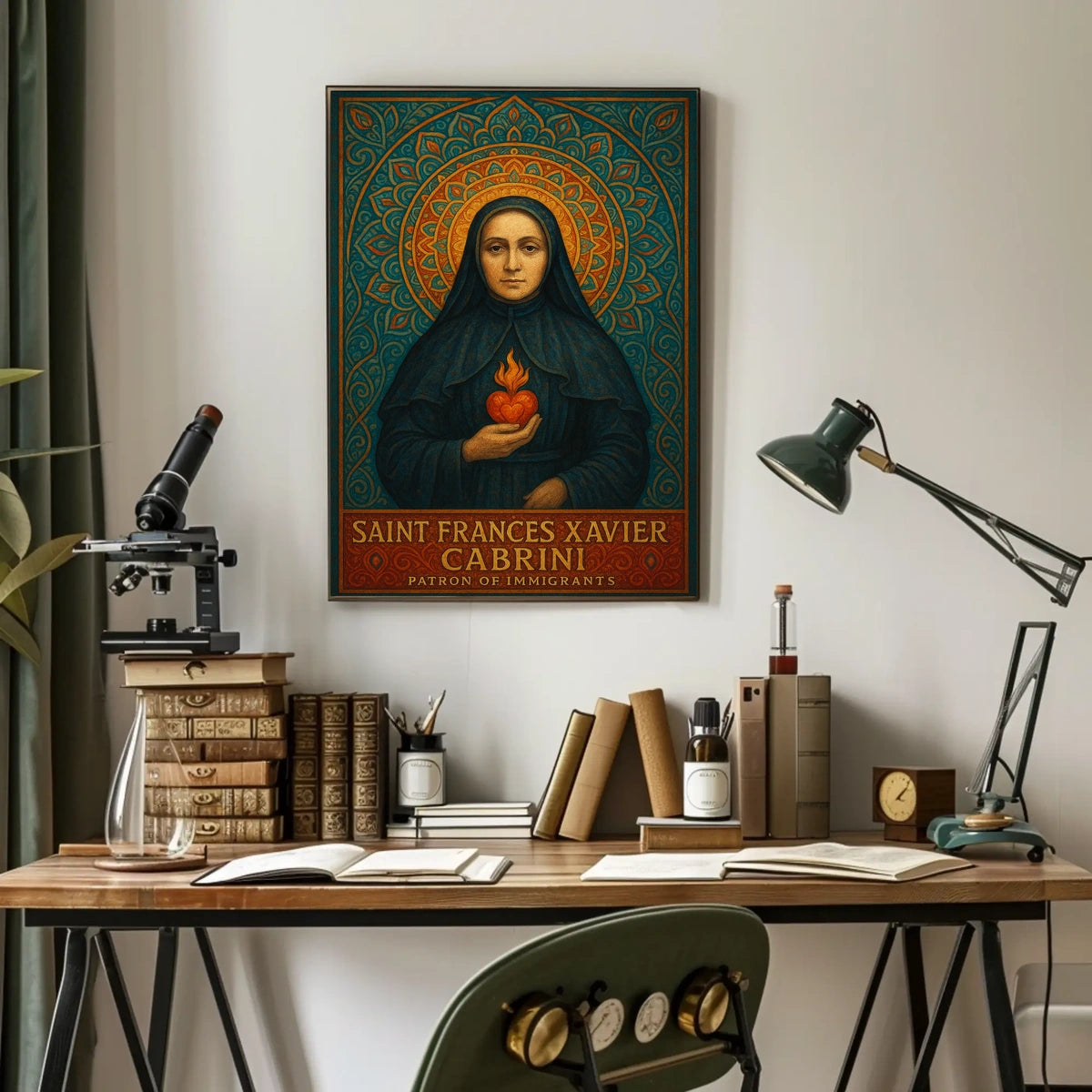 Saint Frances Xavier Cabrini Patron Of Poster
