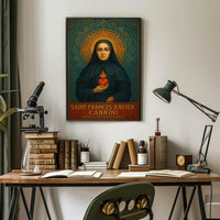 Saint Frances Xavier Cabrini Patron Of Poster
