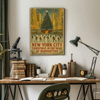 Christmas In Manhattan Poster
