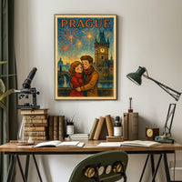 Artistic Vibes: Abstract Colors and Shapes Poster