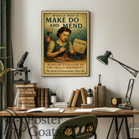 World War II Conservation Propaganda Poster