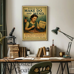 World War II Conservation Propaganda Poster
