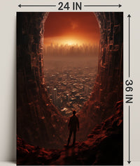 Gateway To The Cityscape Poster