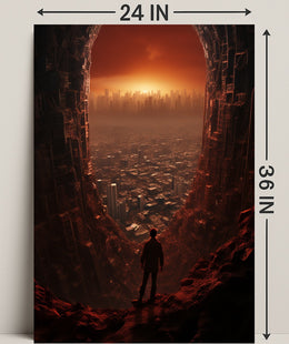 Gateway To The Cityscape Poster