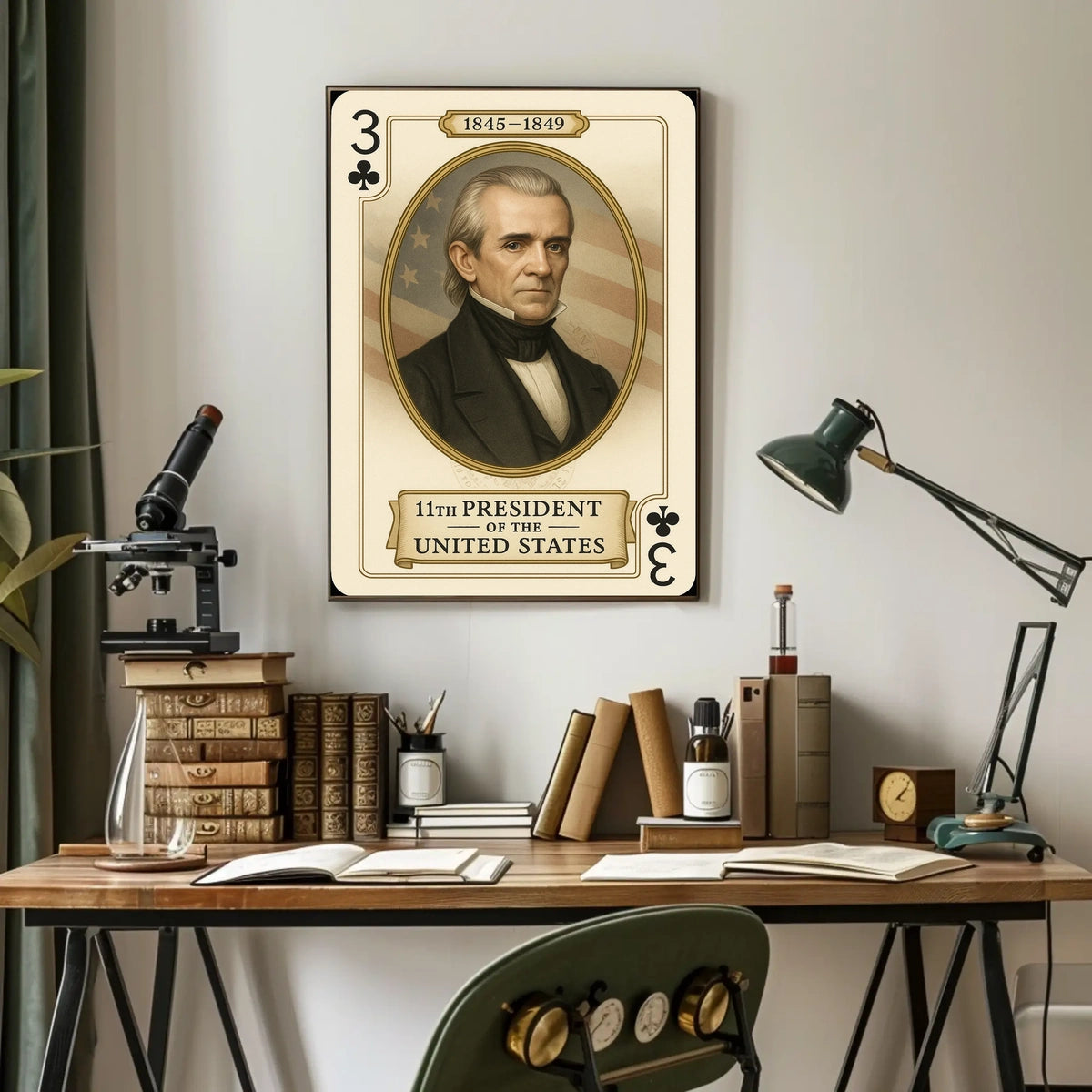 Eleventh President Of The United States Poster
