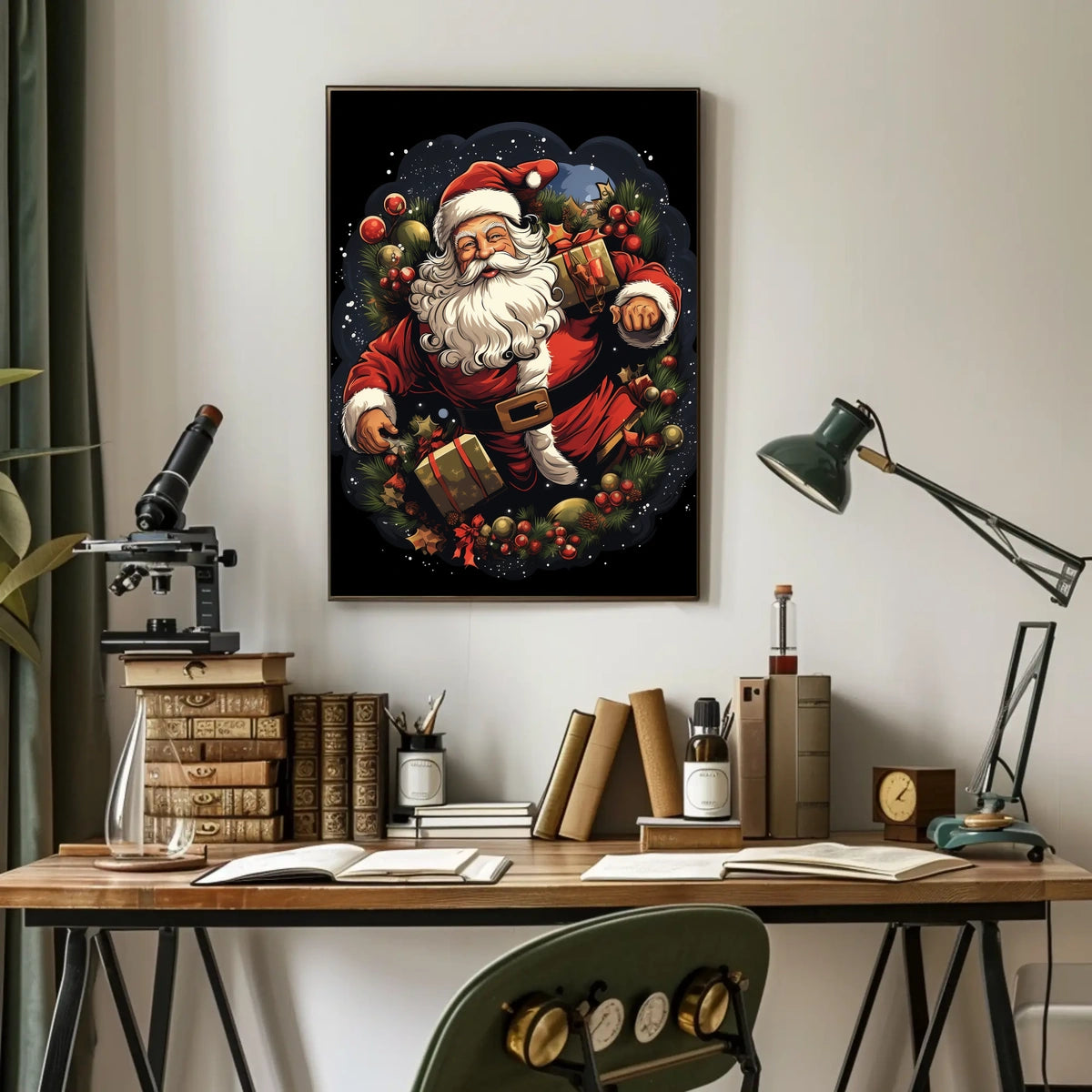 Santa Claus Holiday Cheer Poster