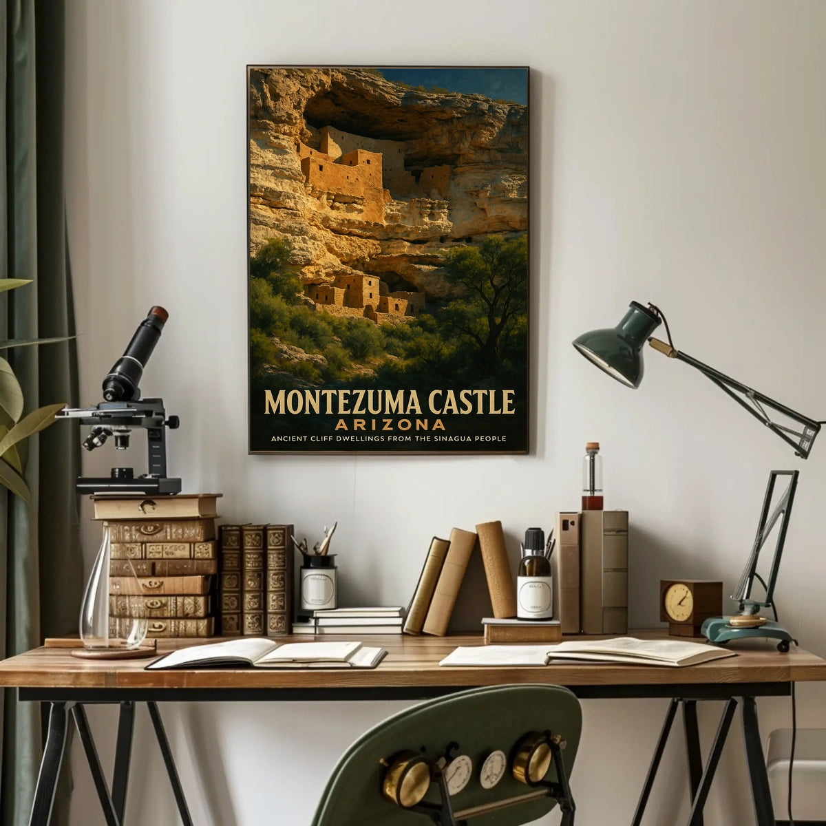 Montezuma Castle Ancient Cliff Poster
