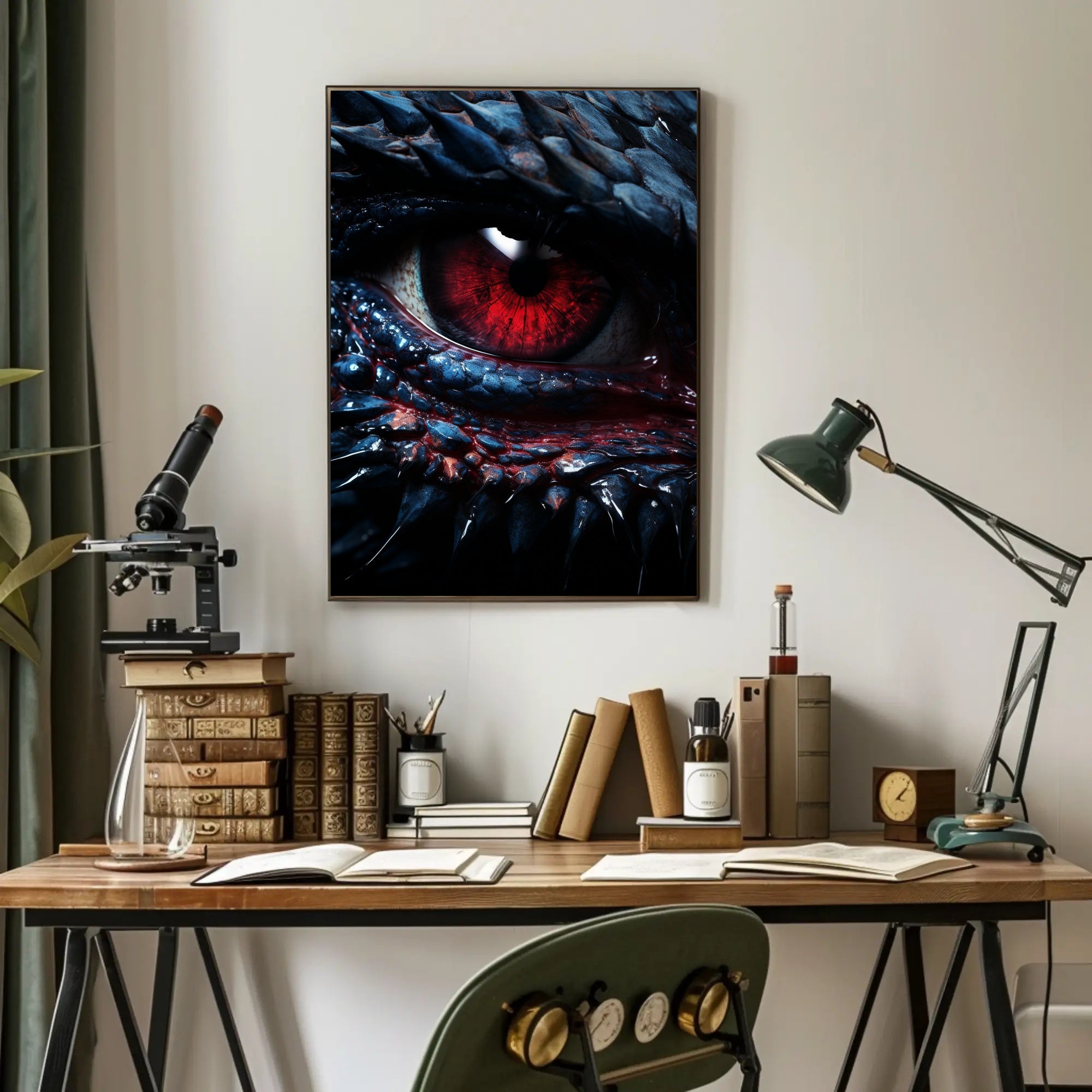 The DragonS Gaze Poster