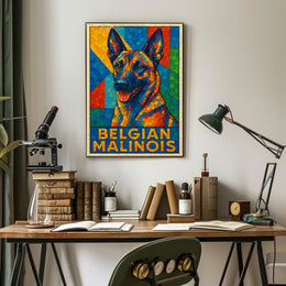 Belgian Malinois Art Poster