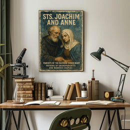 Saints Joachim And Anne Poster