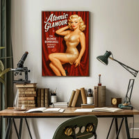 Atomic Glamour The Blonde Bombshell Poster