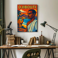 Djibouti Travel Poster