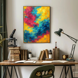 Vivid Abstract Expression Poster PosterGoat