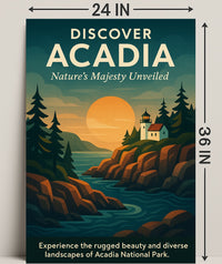 Discover Acadia Poster PosterGoat