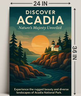 Discover Acadia Poster PosterGoat