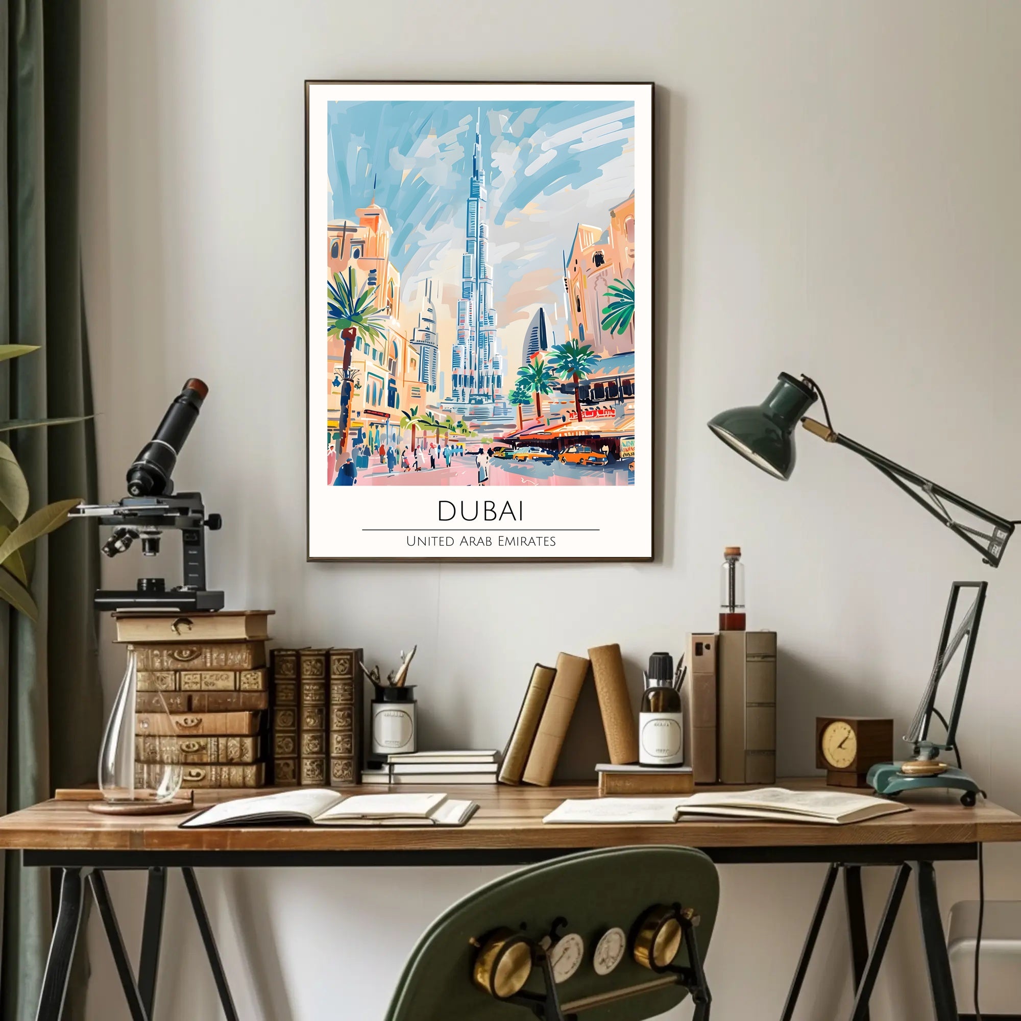 Dubai Cityscape Poster PosterGoat
