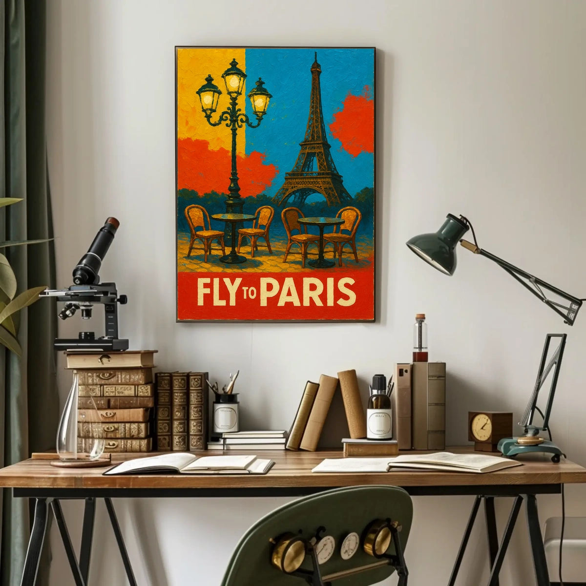 Fly To Paris Poster