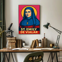 St. Emily de Vialar Poster