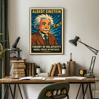 Albert Einstein Theory Of Relativity Poster