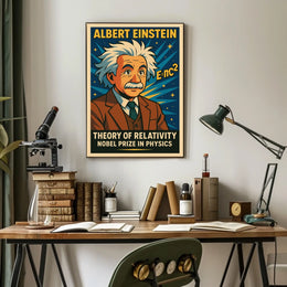 Albert Einstein Theory Of Relativity Poster