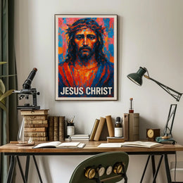 Jesus Christ Artistic Portrait Poster