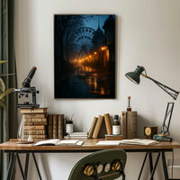 Eerie Carnival Night Poster