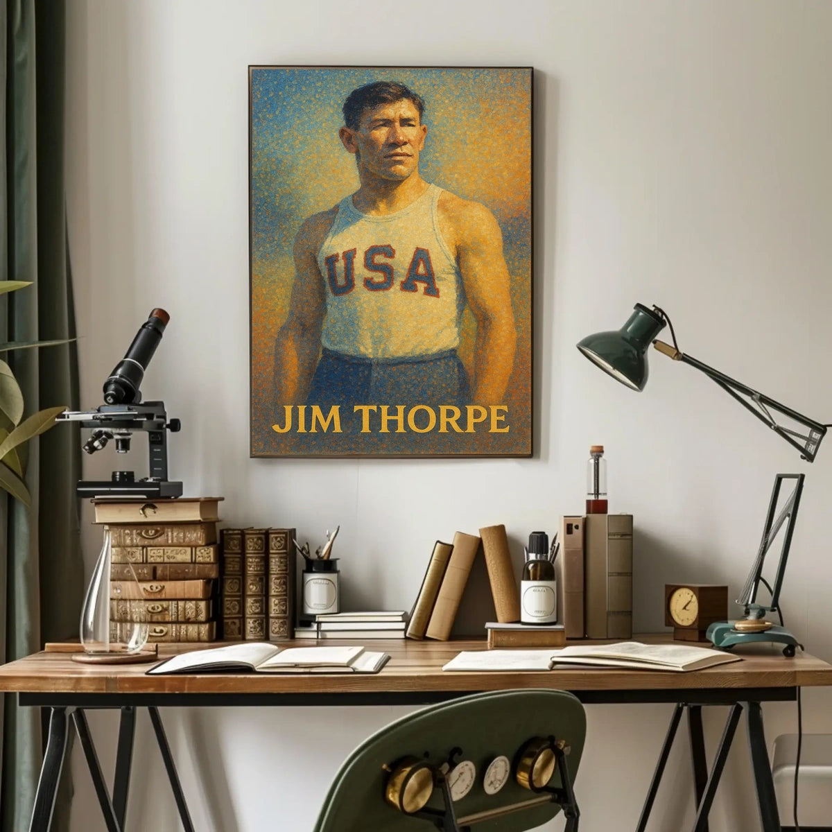 Jim Thorpe American Athlete Poster