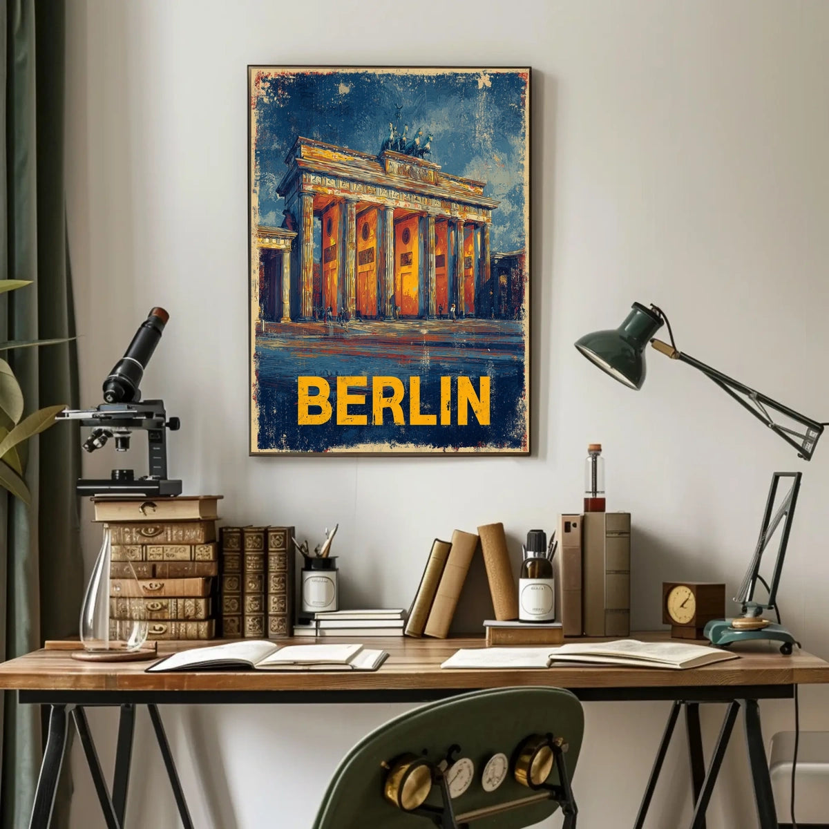 Berlin Iconic Landmark Poster