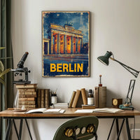 Berlin Iconic Landmark Poster