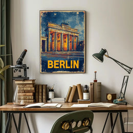 Berlin Iconic Landmark Poster