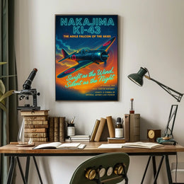 Nakajima Ki-43 The Agile Falcon of the Skies Poster