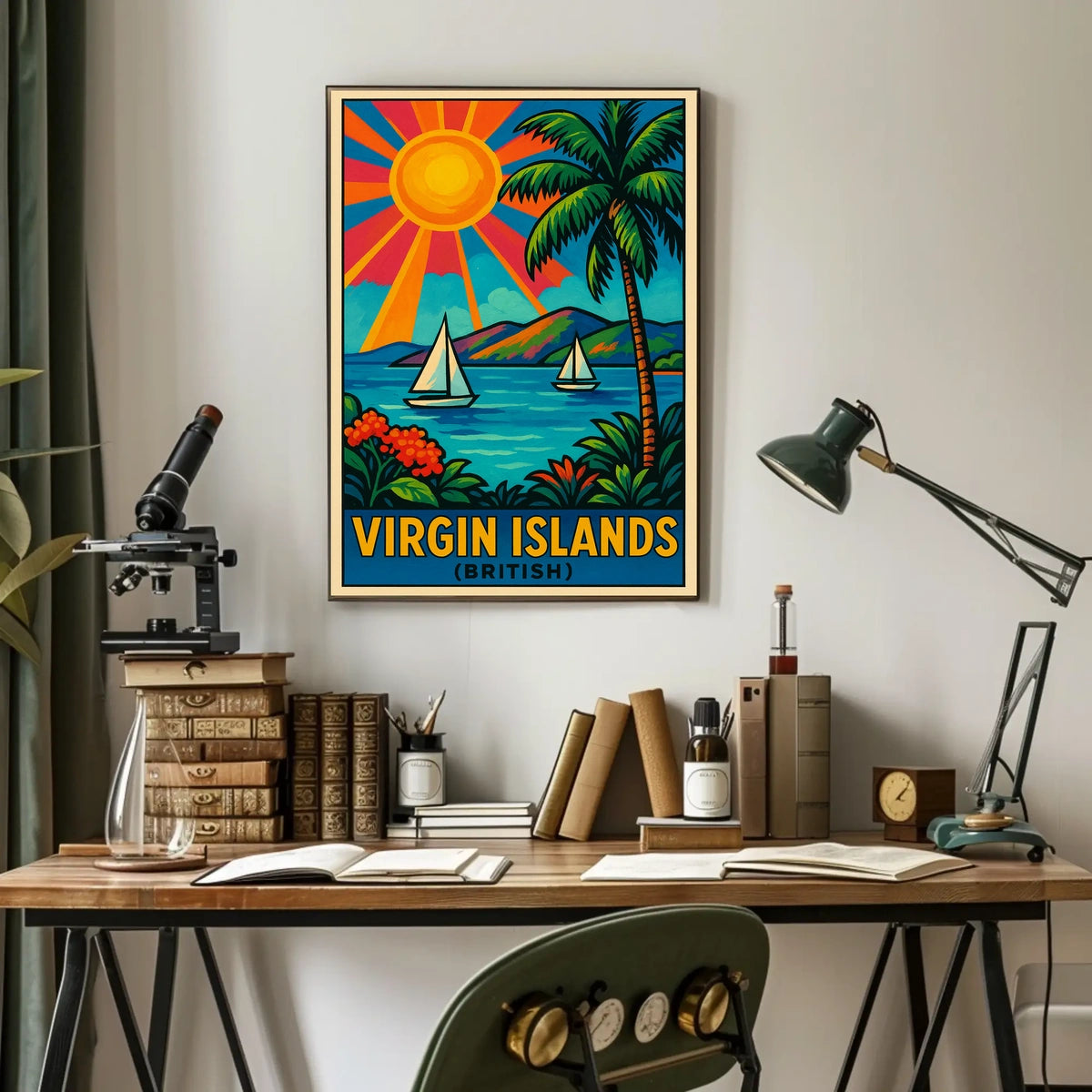 Virgin Islands (British) Travel Poster