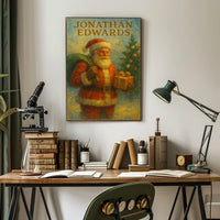 Santa Claus Christmas Scene Wall Art Poster - Cultural or Heritage Poster
