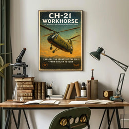 CH-21 Workhorse Engineering Excellence Poster PosterGoat