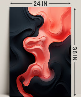 Fluid Abstraction Abstract Poster