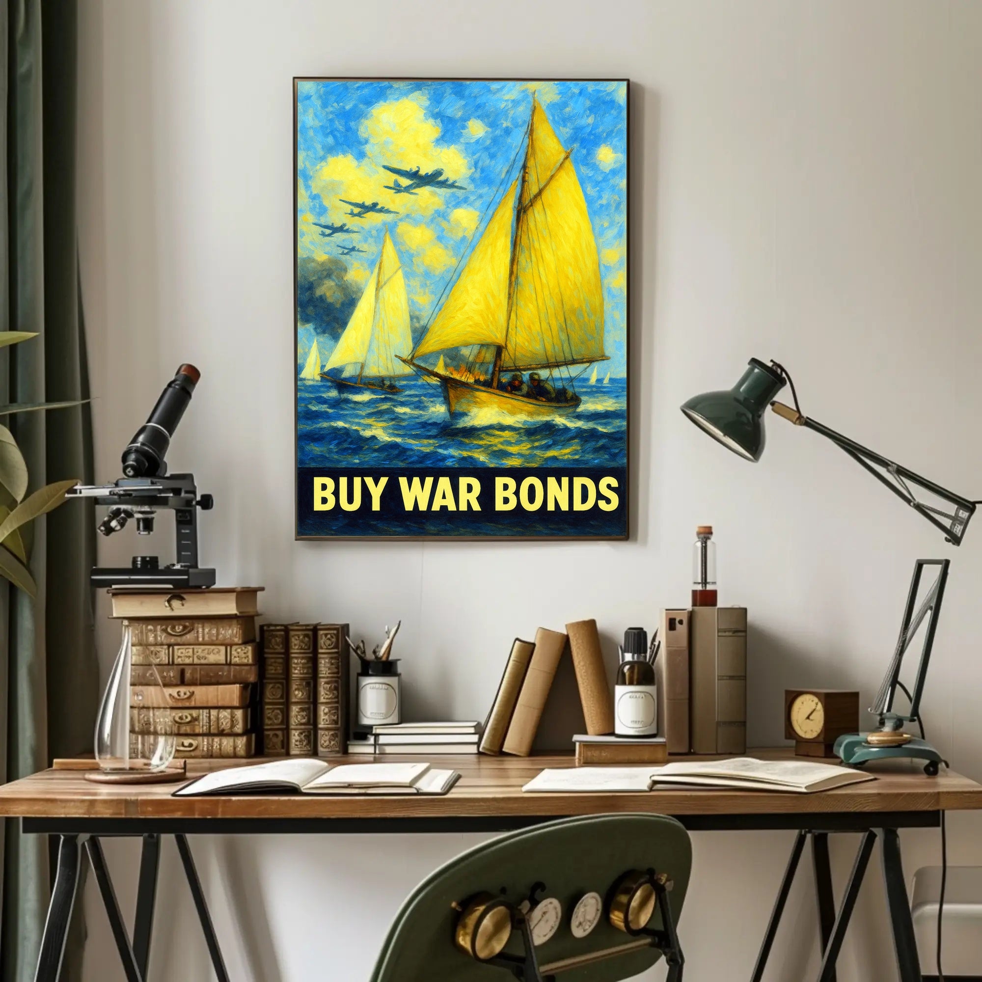 Buy War Bonds Poster PosterGoat