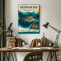 Australian Bass Adventure Poster