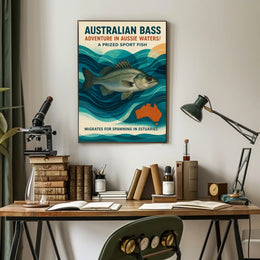 Australian Bass Adventure Poster