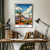 Great Basin Nevada National Park Adventure Travel Poster