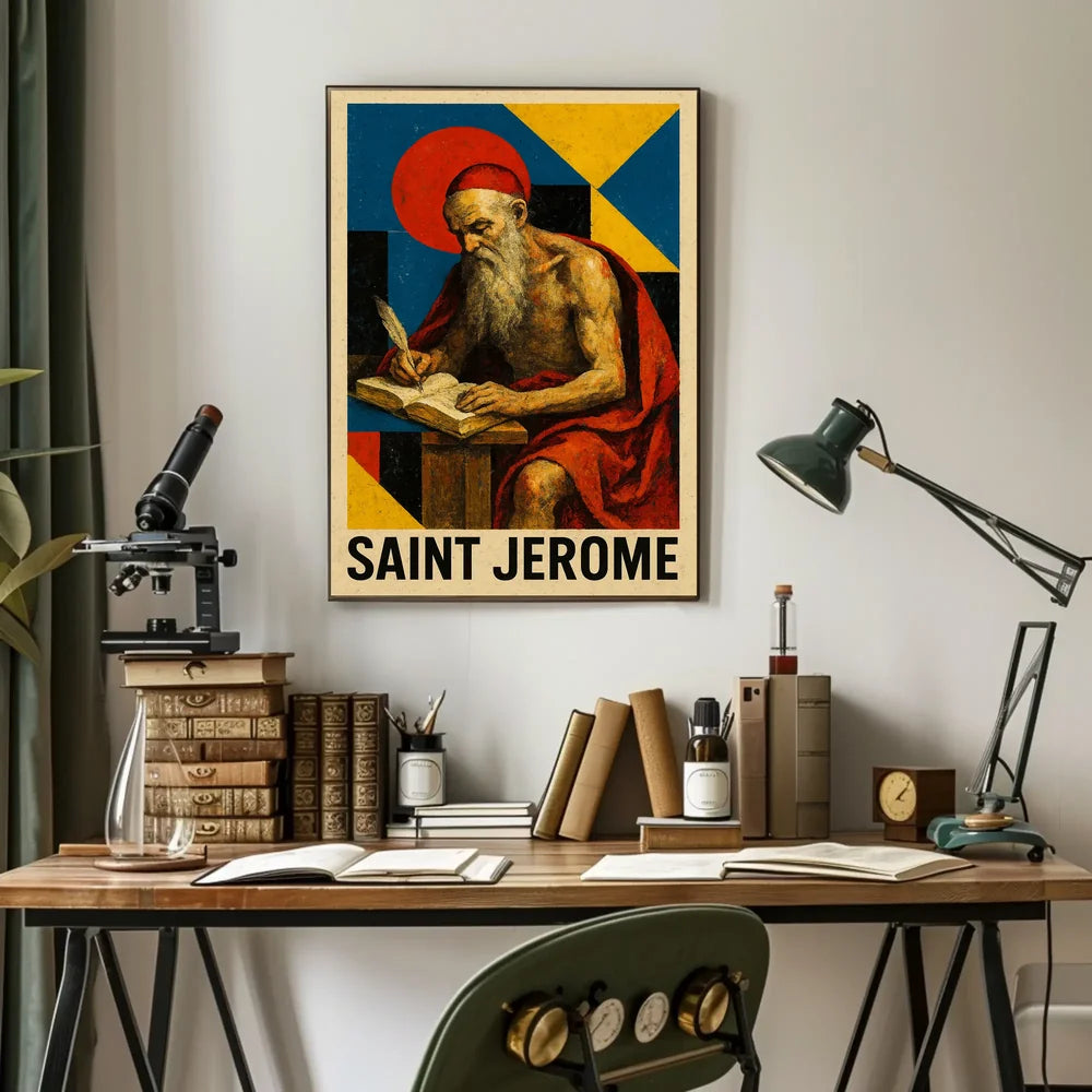 Saint Jerome Religious Art Poster