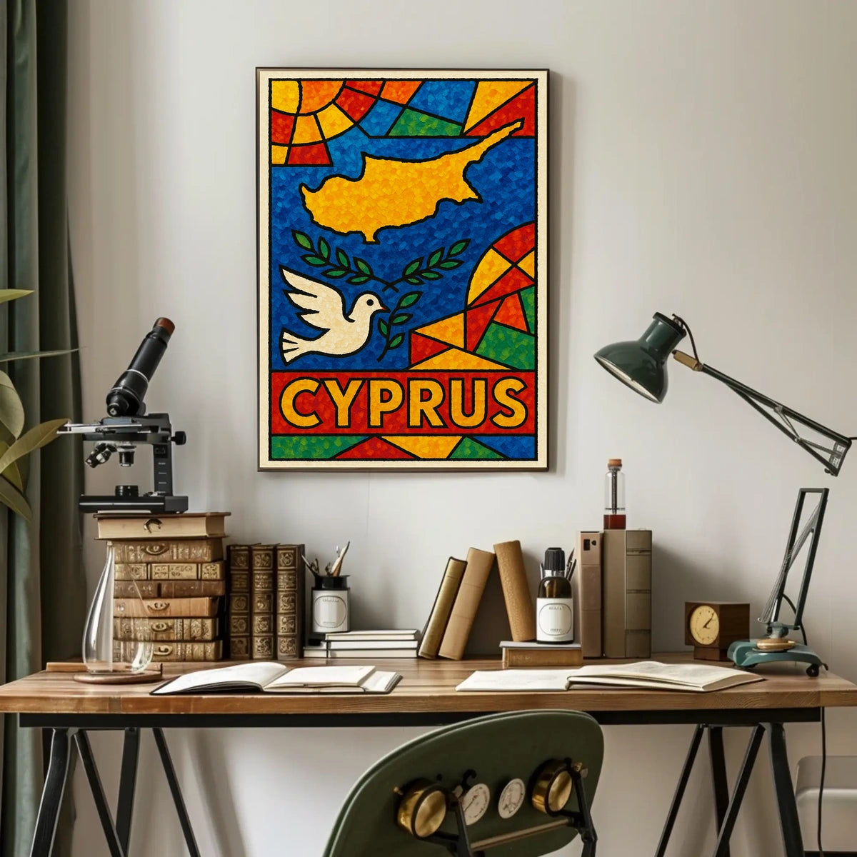 Cyprus A Mosaic Of Peace Poster