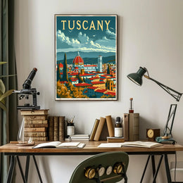 Tuscany Travel Poster