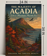 The Majesty of Acadia Poster PosterGoat