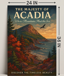 The Majesty of Acadia Poster PosterGoat