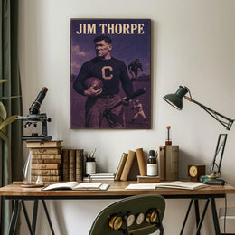 Jim Thorpe Legendary Athlete Poster
