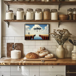 Surreal Reflections: Dreamlike Artistic Poster
