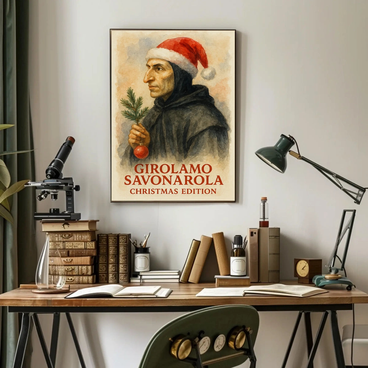 Renaissance Figure with Humorous Twist Historical or Presidential Poster