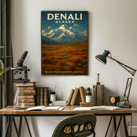 Denali Tallest Peak In North America Poster