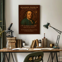 Benjamin Franklin The Sage Of Poster